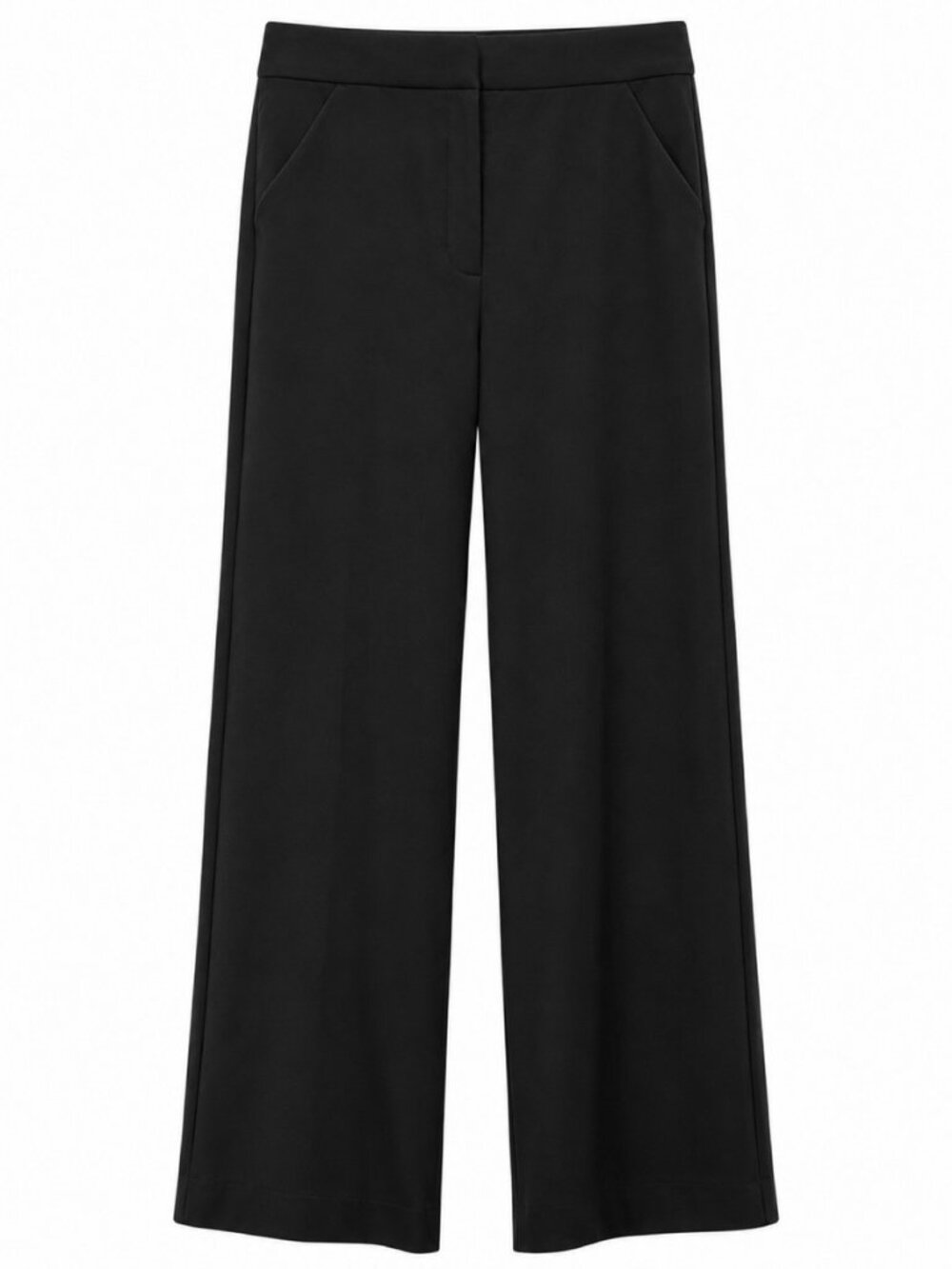 Express Black Editor Flare Trousers 6 Regular